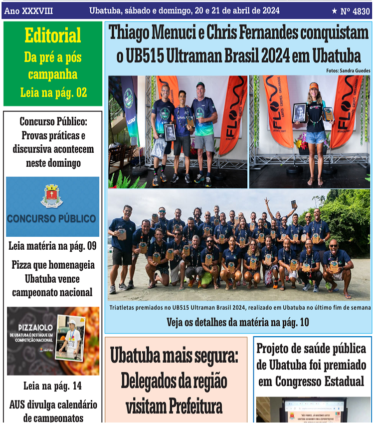 Thiago Menuci e Chris Fernandes conquistam o UB515 Ultraman Brasil 2024 em Ubatuba 